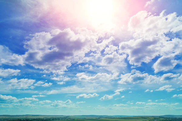 Céu Tempestuoso Dramático Com Nuvens Textura Céu Abstrato Natureza Fundo — Fotografia de Stock