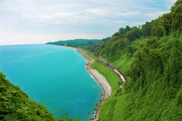 Vacker utsikt över havet kusten — Stockfoto