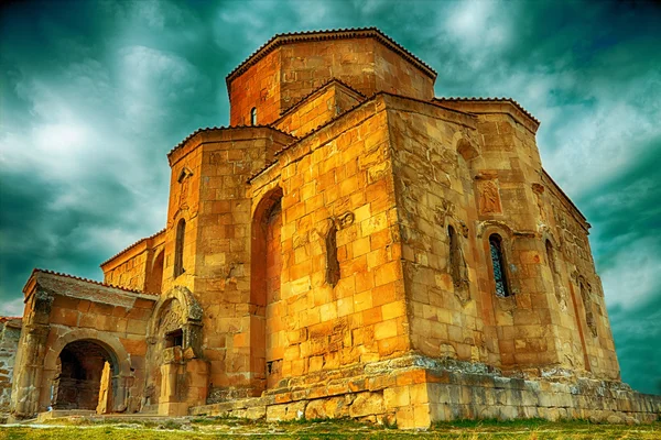 Monasterio de Jvari cerca de la ciudad de Mtskheta en Georgia — Foto de Stock