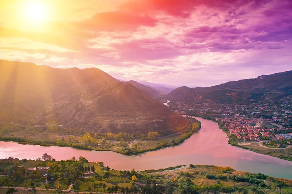 Réservoir Zhinvali en Géorgie — Photo