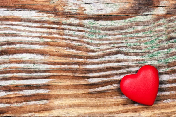 Coração de Valentim vermelho — Fotografia de Stock