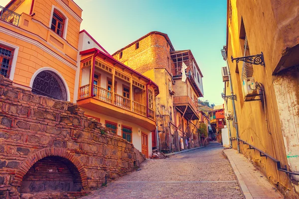 Casco antiguo en Tiflis — Foto de Stock