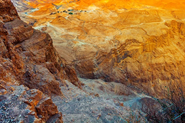 Blick auf die judäische Wüste — Stockfoto