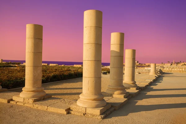 Caesaria cidade Ruínas — Fotografia de Stock