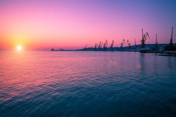 Východ slunce nad mořem — Stock fotografie