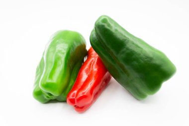 Taze ve lezzetli biber fotoğrafçılığı.