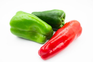 Taze ve lezzetli biber fotoğrafçılığı.