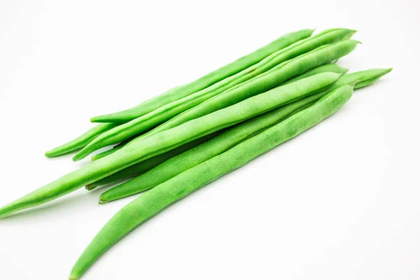 緑と新鮮な緑の豆 — ストック写真