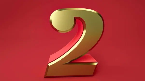 3D işleme efekti, 2 numaralı altın metal.