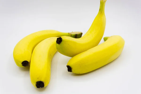 Zdjęcie Banana Szarym Tle — Zdjęcie stockowe