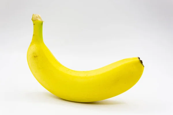 Zdjęcie Banana Szarym Tle — Zdjęcie stockowe