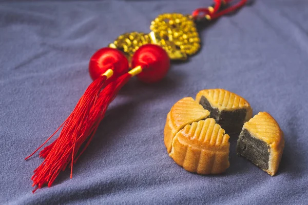 Traditional Chinese festive food snacks moon cakes