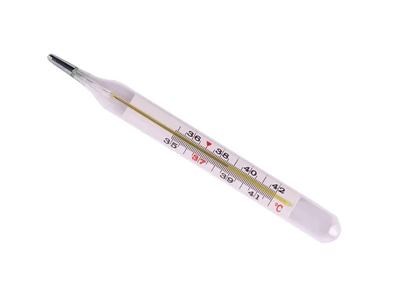 Isolated object medical Mercury thermometer — Stock Photo, Image