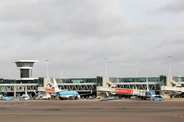 Amsterdam Airport Schiphol in Holland — Stock Photo, Image