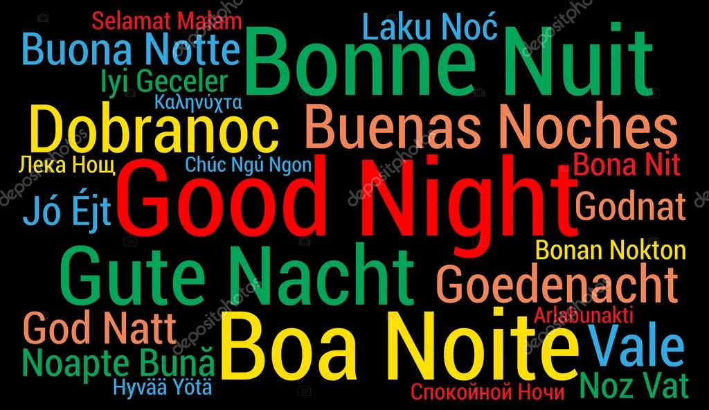 Afbeeldingsresultaat voor buenas noches in Duits