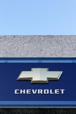 Chevrolet logosu bir duvar