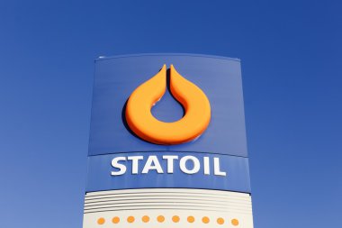 Bir benzin istasyonu logosuna Statoil