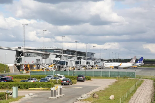 Billund Flughafen in Dänemark — Stockfoto