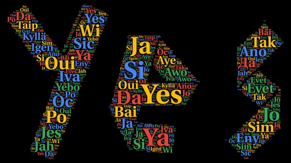 Evet bulut kavramı farklı dillerde kelime