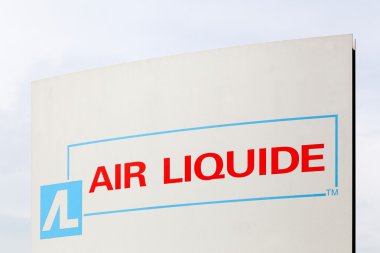 Air Liquide işareti bir panel