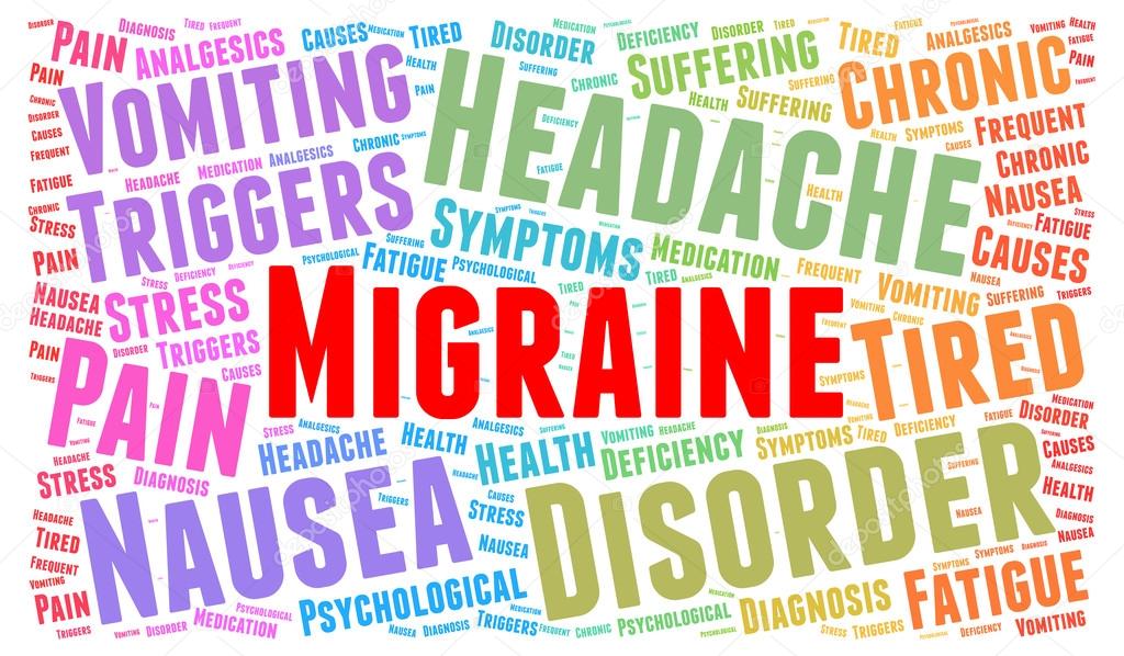 Migraine word cloud concept Stock Photo by ©ricochet69 111712996