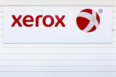 Xerox işareti bir duvar