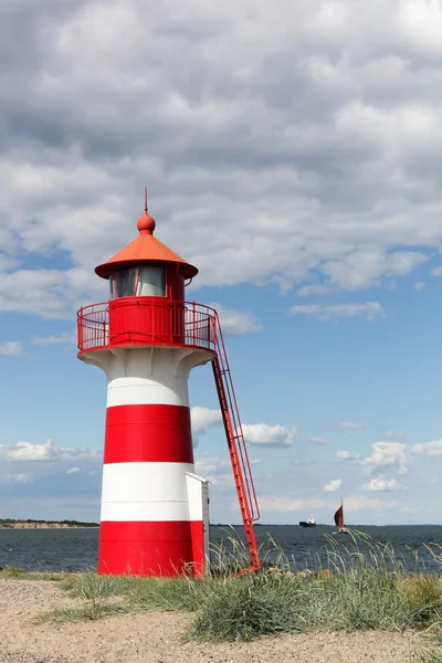 The lighthouse of Oddesund in Denmark — Stock Photo, Image