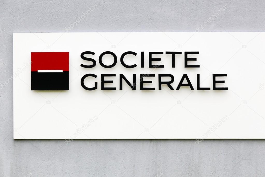 Societe Generale Logo On A Wall Stock Editorial Photo C Ricochet69 118888424
