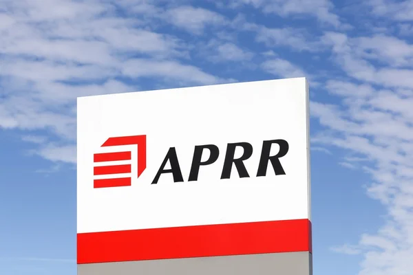 APRR znak na panelu — Zdjęcie stockowe