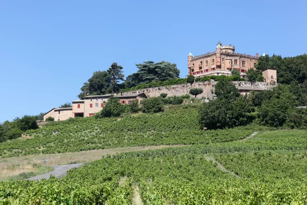 Castle Montmelas Beaujolais, Fransa — Stok fotoğraf