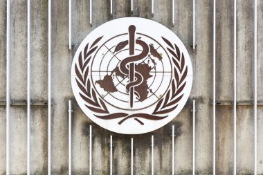 Dünya Sağlık Örgütü logo Cenevre, İsviçre