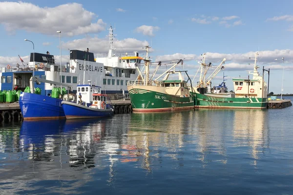 El puerto de Snaptun en Dinamarca — Foto de Stock