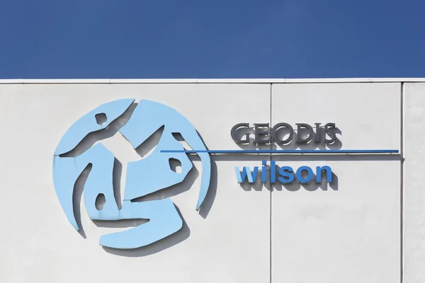 Logo Geodis Wilson sur un mur — Photo