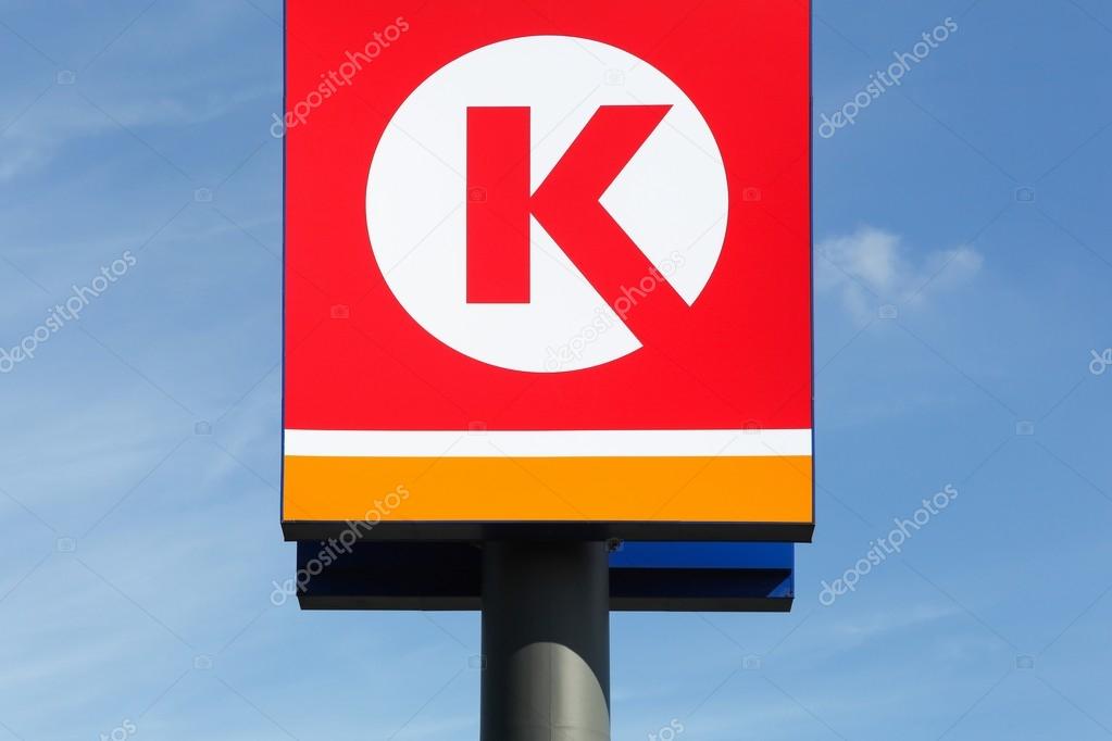 Vejle, Denmark - September 10, 2016: Circle K is an international chain of convenience stores, founded in 1951 in USA. Circle K announced that the Statoil brands will be converted to the Circle K brand
