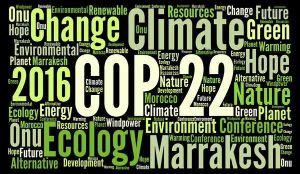 COP 22 in Marrakesh, Marokko — Stockfoto