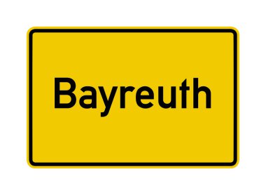 Bayreuth kenti Almanya 'da yol işaretini sınırladı