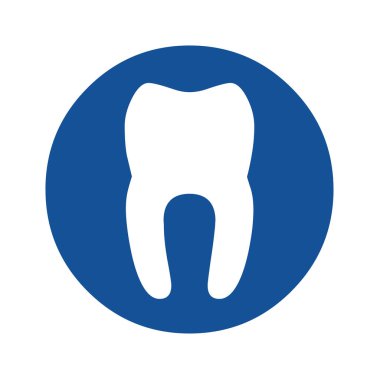 Diş hekimliği simgesi illüstrasyonu