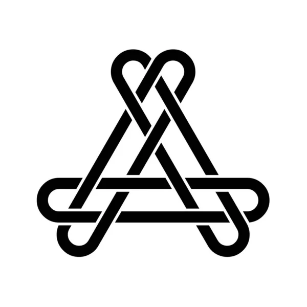 Symbolfigur Des Salomonischen Knoten — Stockfoto