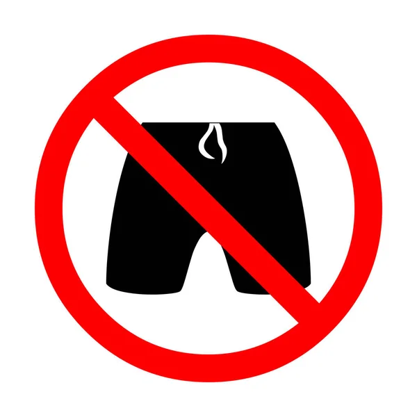 Žádné Plavky Ani Krátké Kalhoty — Stock fotografie