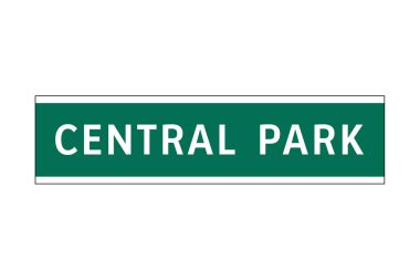 New York 'taki Central Park tabelası.