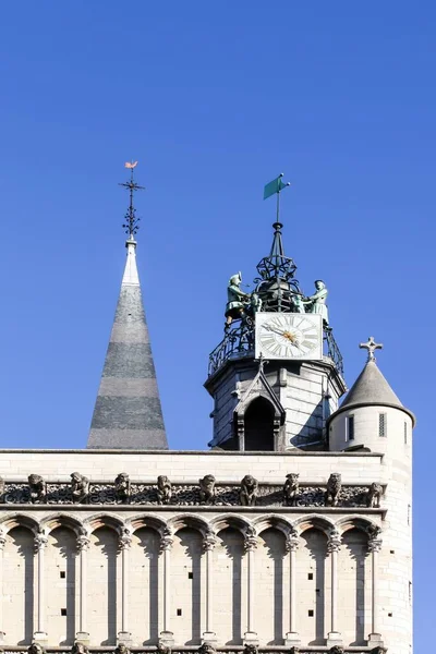 Details Der Kirche Notre Dame Von Dijon Burgund Frankreich — Stockfoto