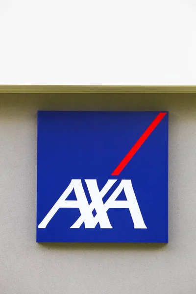 Борг Франция Сентября 2020 Года Страховое Агентство Axa Axa Французская — стоковое фото