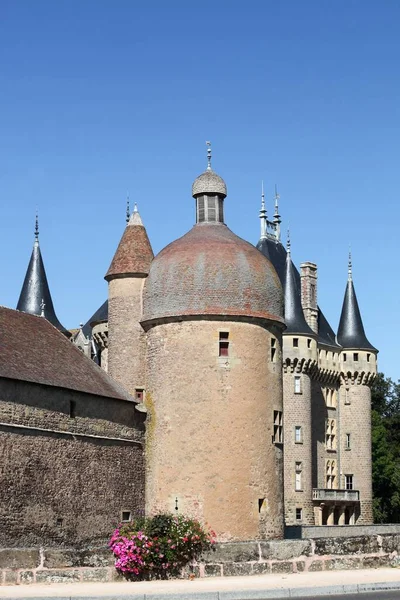 Κάστρο Της Clayette Στη Βουργουνδία Γαλλία — Φωτογραφία Αρχείου