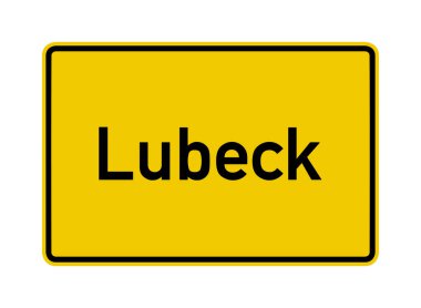 Lubeck kenti Almanya 'da yol tabelasını sınırladı