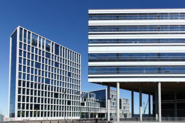 Aarhus, Danimarka - 2 Temmuz 2015: Aarhus, Danimarka 'da çok satan ve Navitas binası