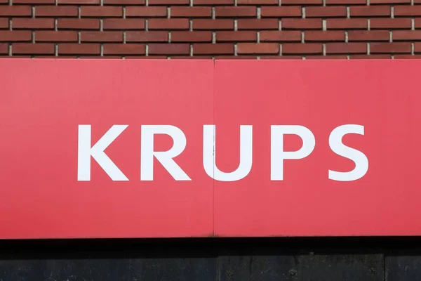 Tournus Frankreich Juli 2020 Krups Logo Einer Wand Krups Ist — Stockfoto
