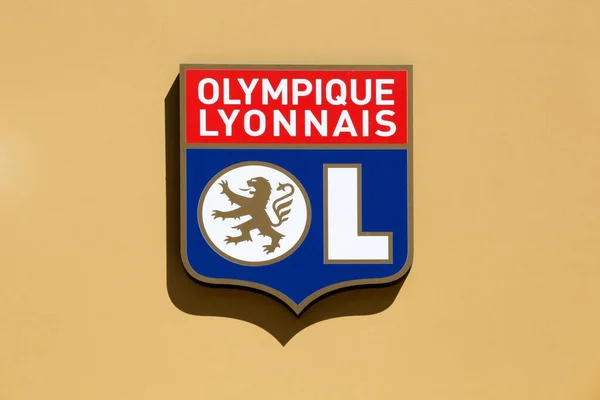 Villefranche Frankrike Maj 2020 Olympique Lyon Kallas Helt Enkelt Fransk — Stockfoto