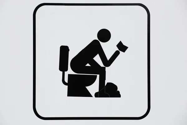 厕所的标志 — 图库照片
