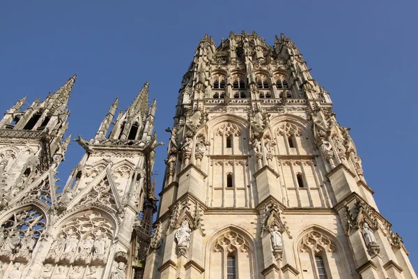 A catedral de Rouen na Normandia — Fotografia de Stock