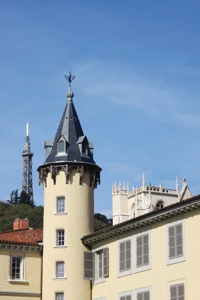 Palais Saint-Jean στη Παλιά Λυών, Γαλλία — Φωτογραφία Αρχείου